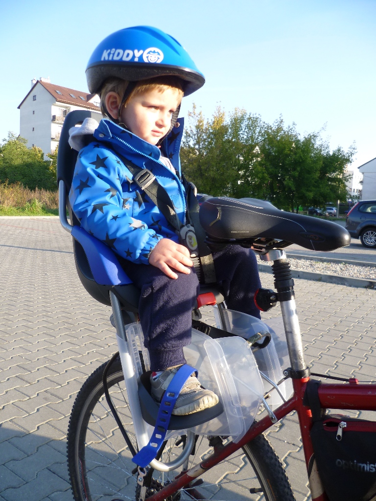 Tylny fotelik rowerowy Qibbel Holland