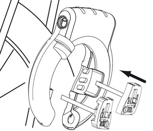 Montaż AXA Defender + adapter podkowy