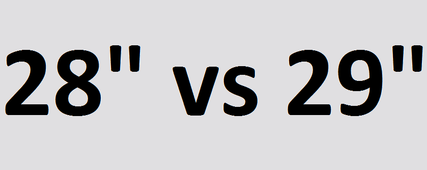 28 vs 29 cali opony