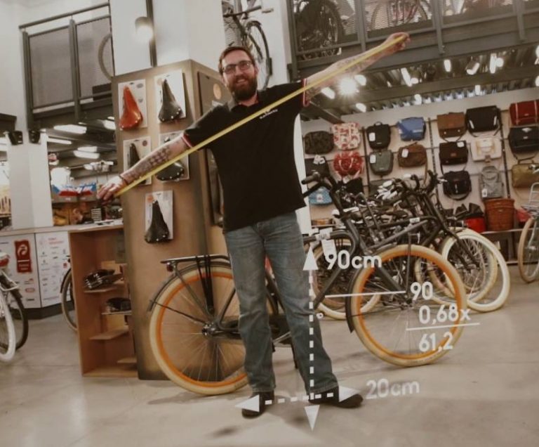 Jak dobrać wysokość ramy rowerowej do wzrostu Batavus, Gazelle, Sparta ...