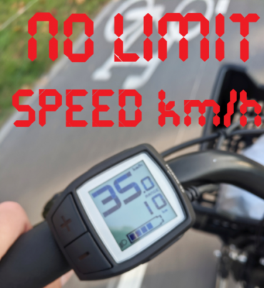 no limit speed rower elektryczny bez ograniczenia prędkosci odblokowany-